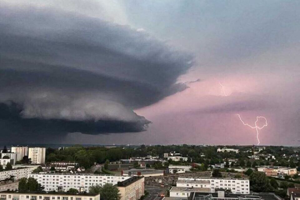 Évènement orageux intense