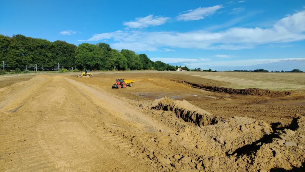 Chantier à Auzouville l'Esneval